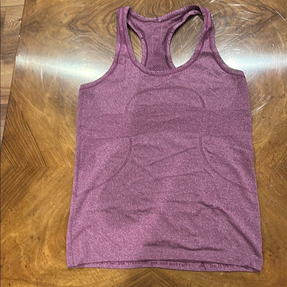 Lululemon Athletica Heathered Purple Tank Top